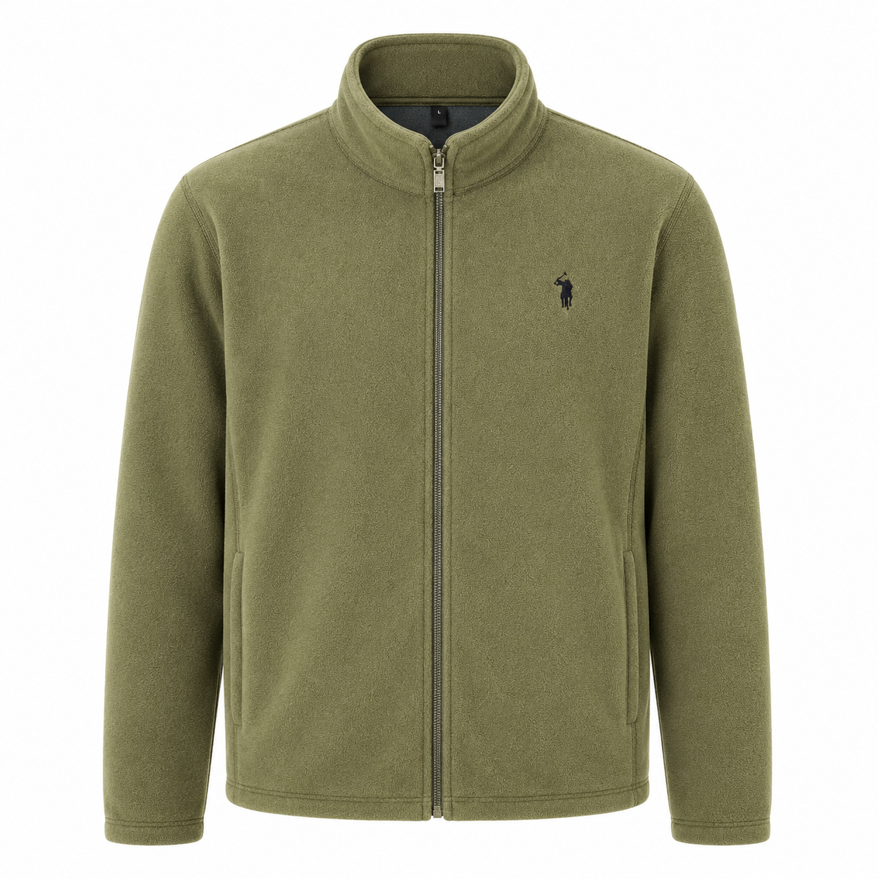 Stand-Collar Fleece Jacket
