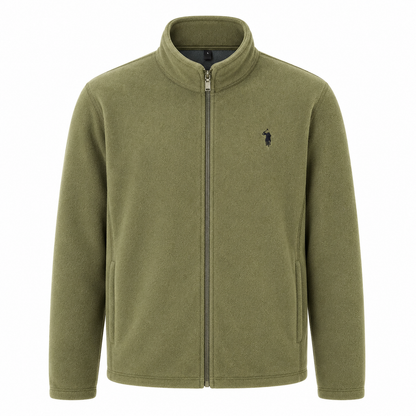 Stand-Collar Fleece Jacket
