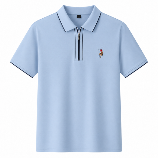 Half-Zip Polo Shirt