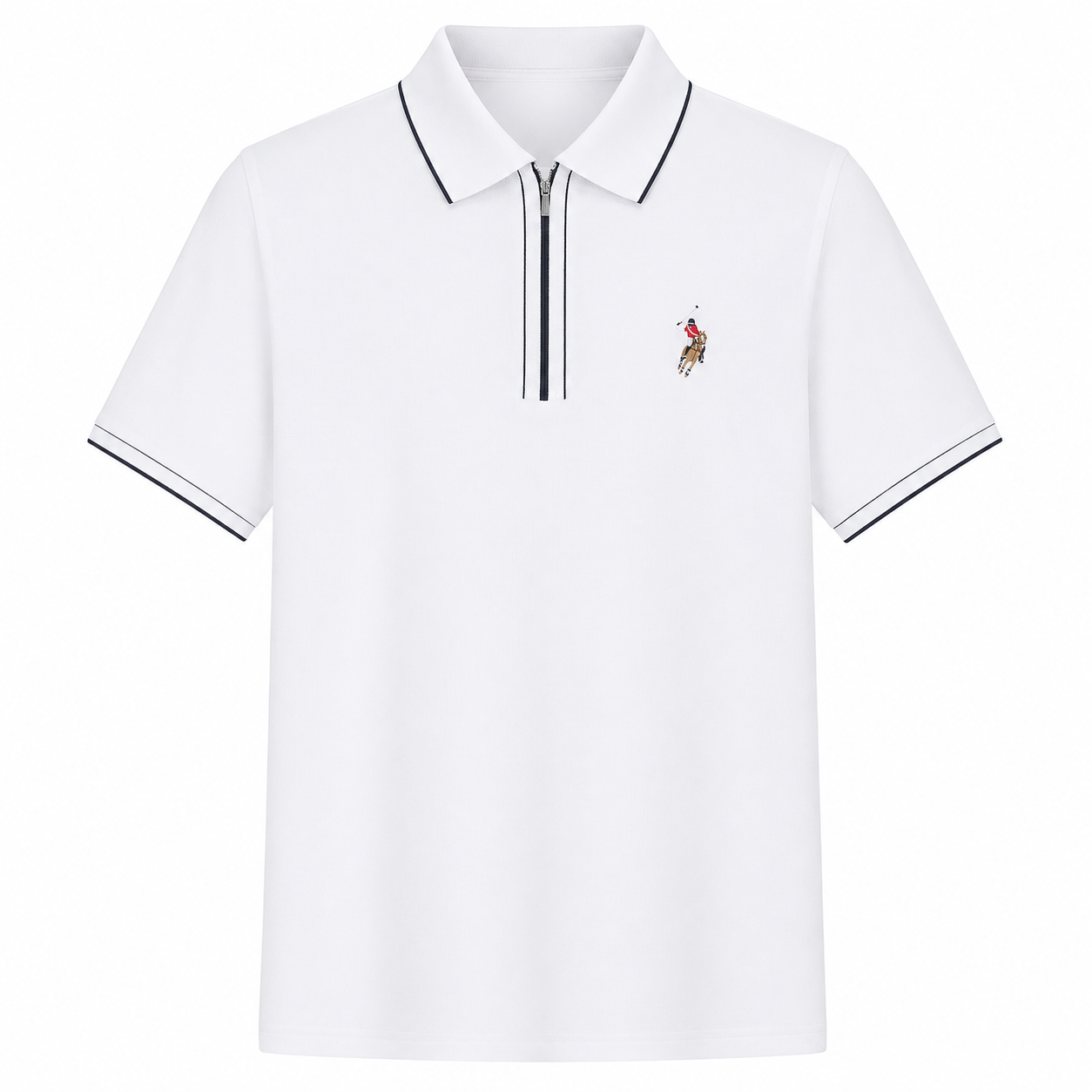 Half-Zip Polo Shirt
