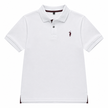 Clean Embroidered Polo Shirt