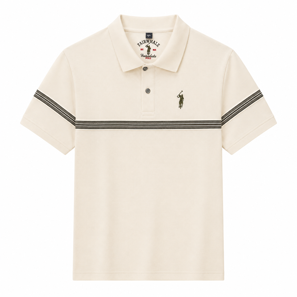 Modern Stripe Detail Polo