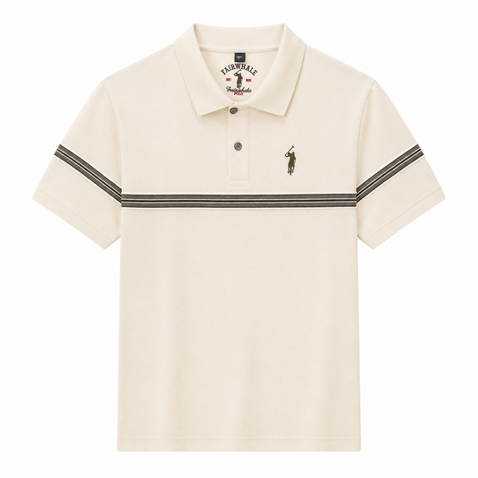 Modern Stripe Detail Polo