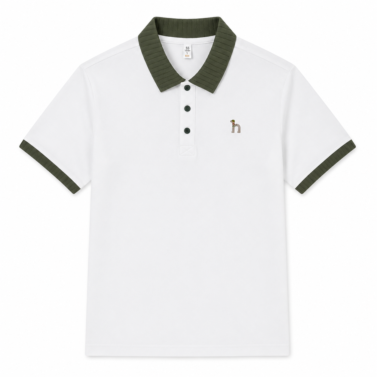Heritage Ribbed-Collar Polo