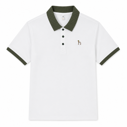 Heritage Ribbed-Collar Polo