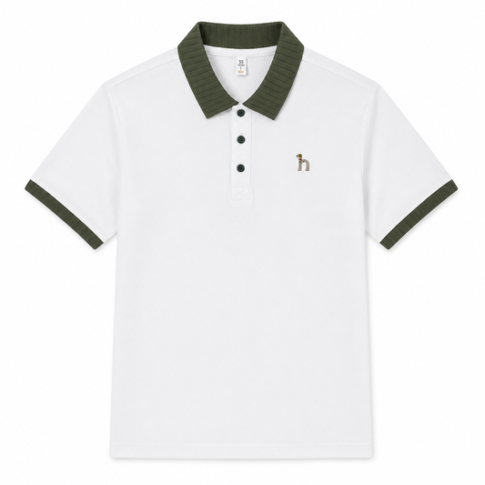 Heritage Ribbed-Collar Polo