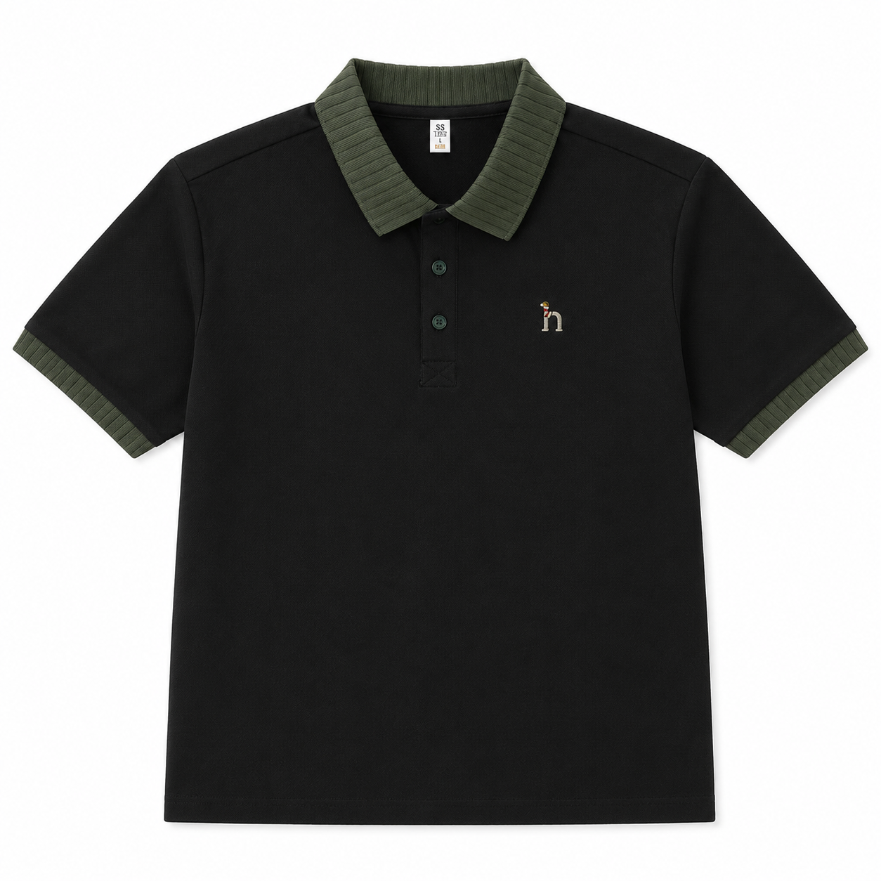 Heritage Ribbed-Collar Polo