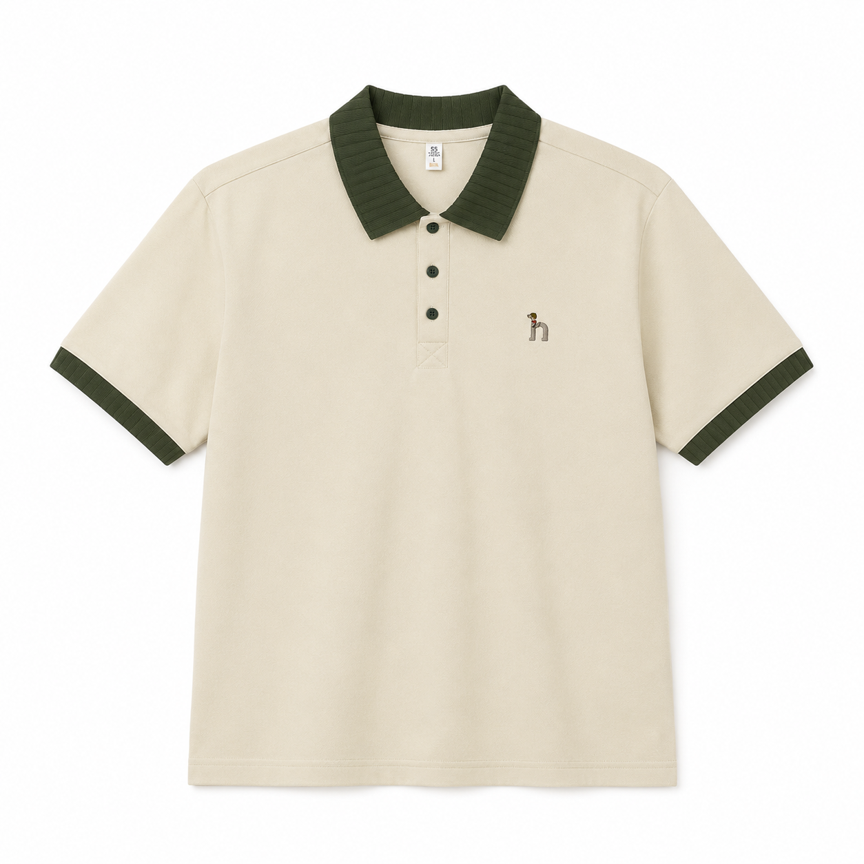 Heritage Ribbed-Collar Polo