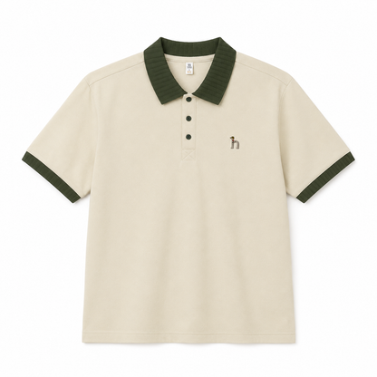 Heritage Ribbed-Collar Polo