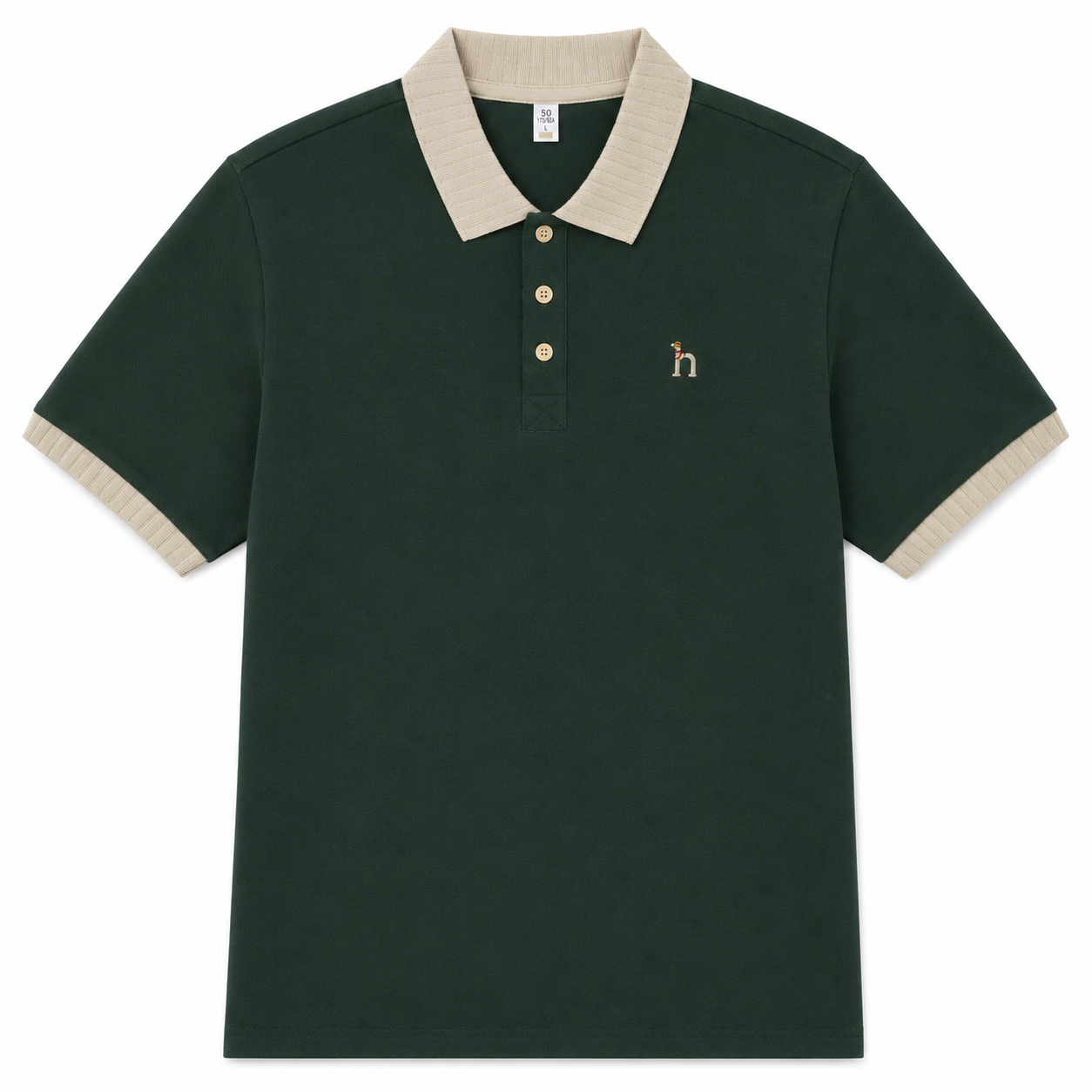 Heritage Ribbed-Collar Polo