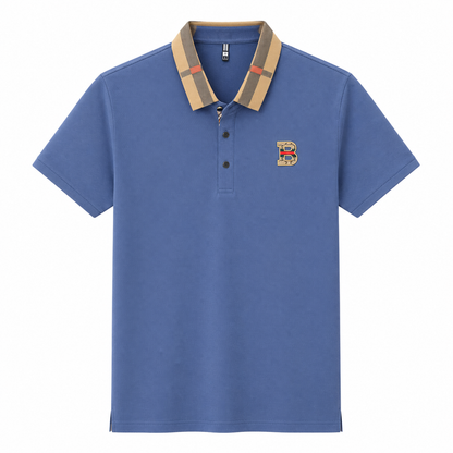 Monogram Collar Polo Shirt