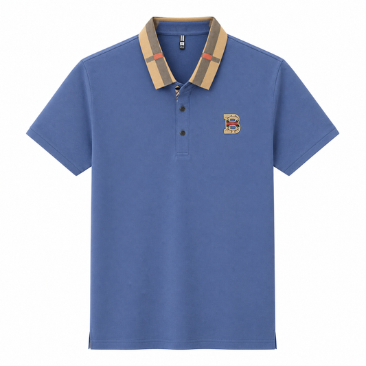 Monogram Collar Polo Shirt