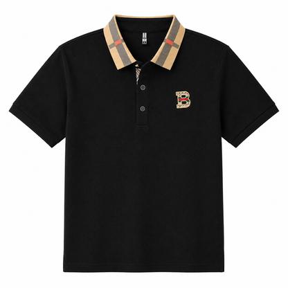 Monogram Collar Polo Shirt