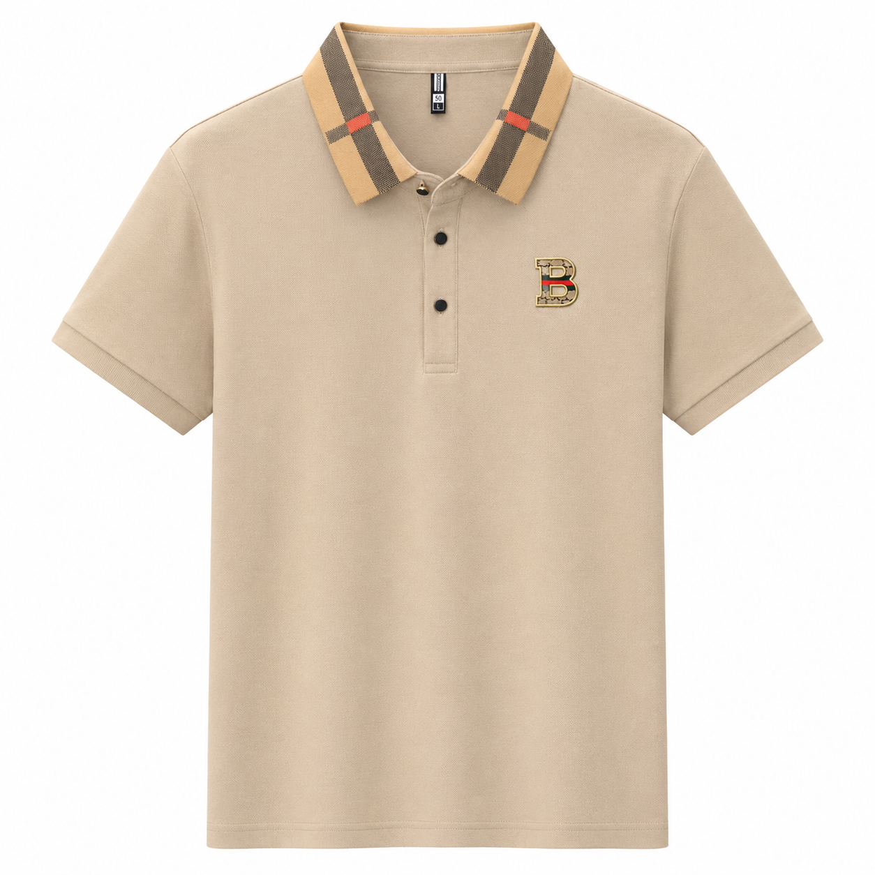 Monogram Collar Polo Shirt