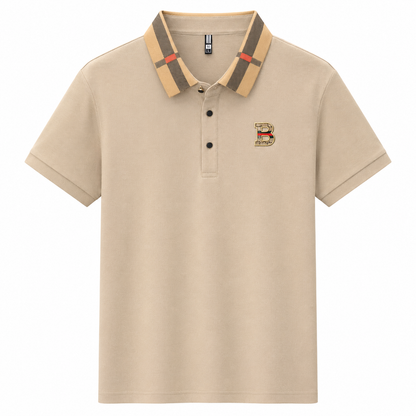 Monogram Collar Polo Shirt