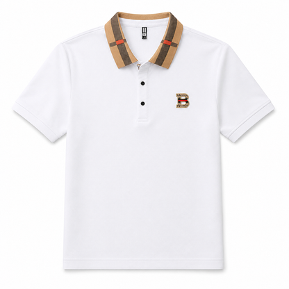 Monogram Collar Polo Shirt