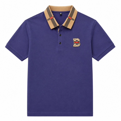 Monogram Collar Polo Shirt