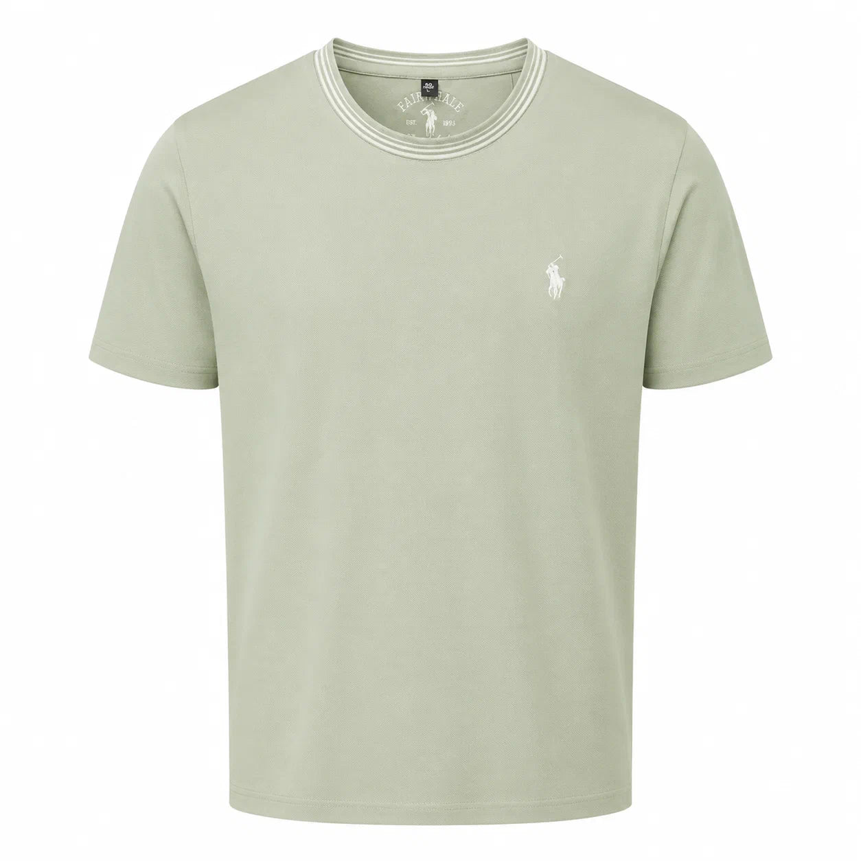 Double-Trim Crew-Neck T-Shirt