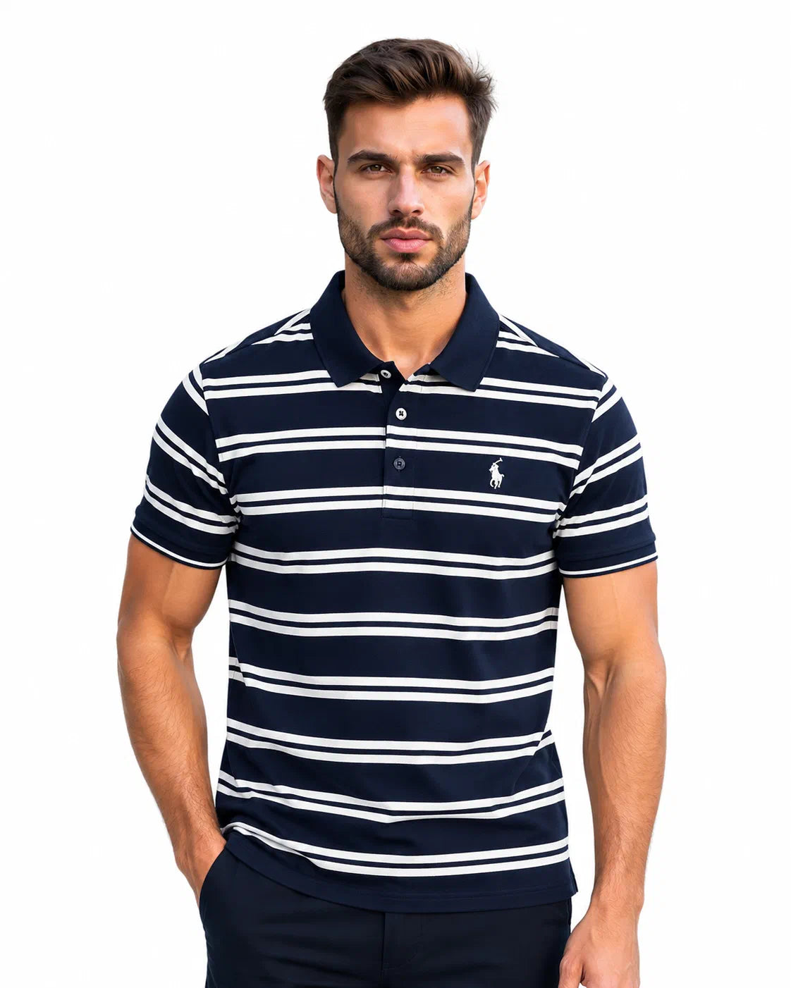 Striped Polo Shirt